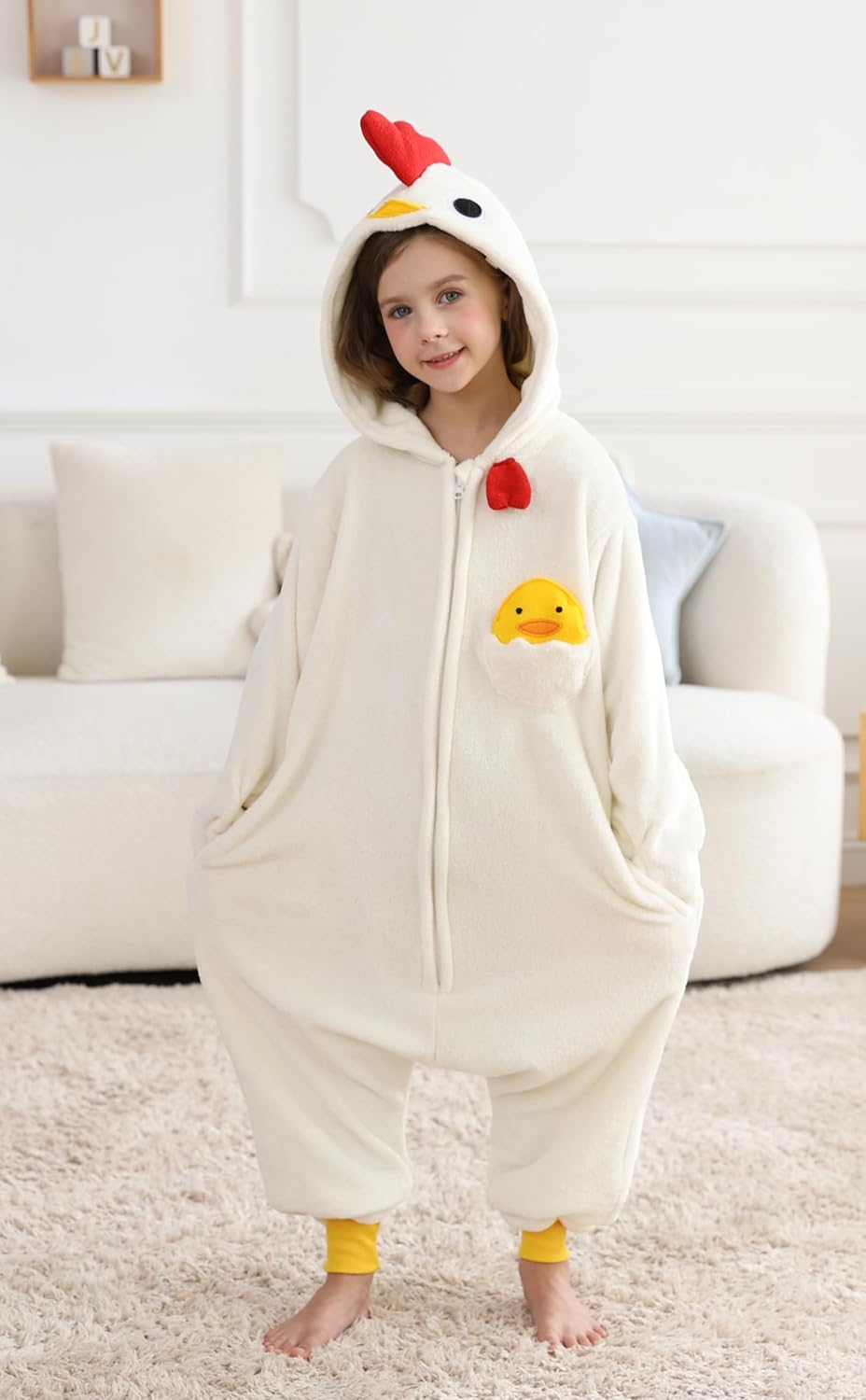 ATOZ Onesie for Kids, Animal Pajamas Halloween Cosplay Costume for Girls Boys - Image 4