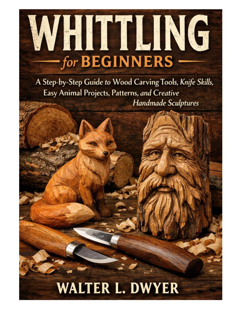 Whittling for Beginners: Step-by-Step Wood Carving Projects, Knife Skills, Patterns, and Simple Animal Sculptures for Absolute Beginners