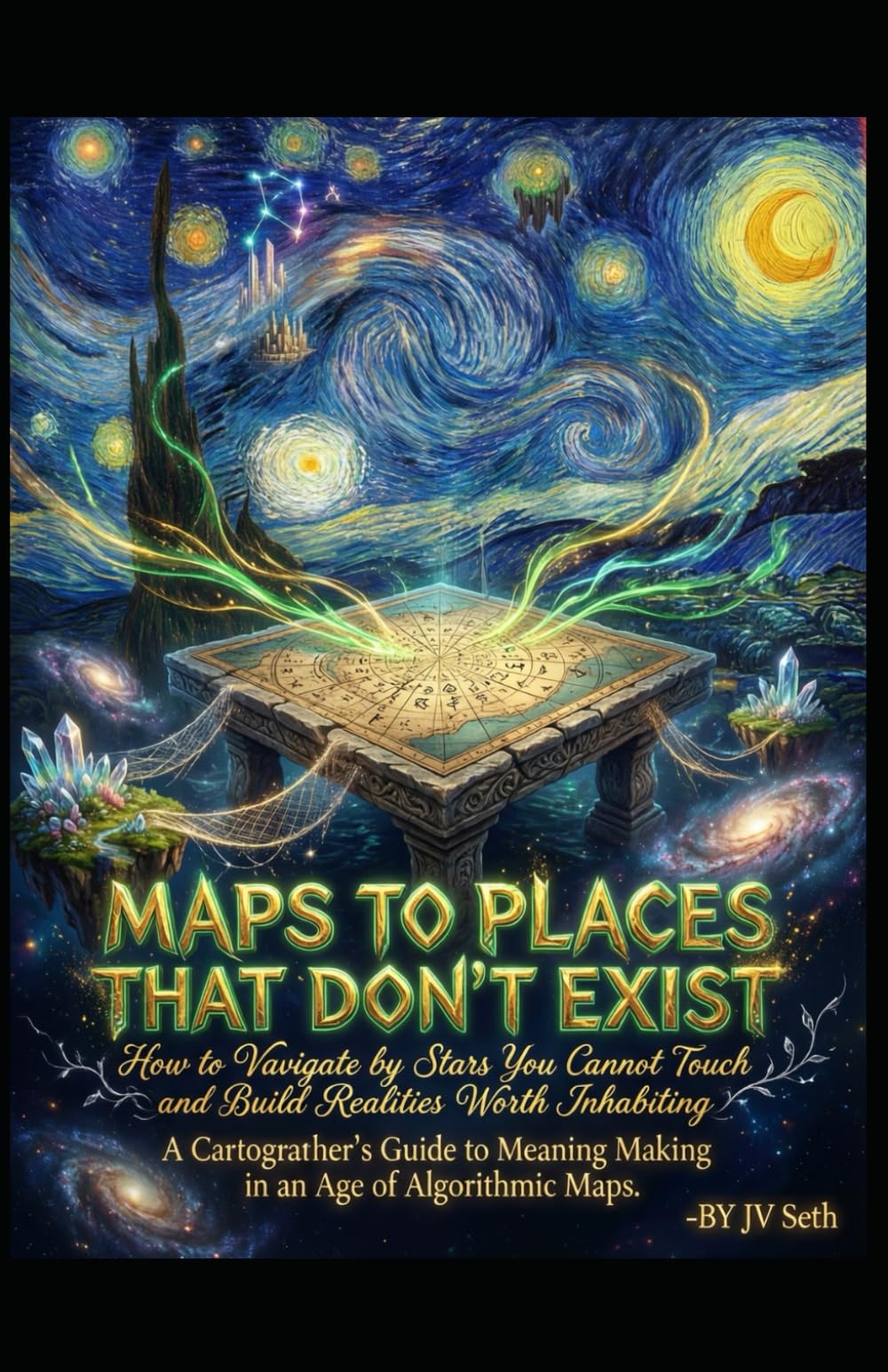 MAPS TO PLACES THAT DON'T EXIST. How to Navigate by Stars You Cannot Touch—and Build Realities Worth Inhabiting: A Cartographer's Guide to Meaning ... Maps (Hard Life Problems Worth Solving)