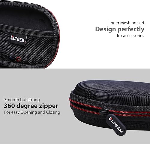 Miniatura 7 de LTGEM - Funda para auriculares inalámbricos Beats Flex, compatible con auriculares intrauditivos con cable JBL Endurance Run 2, solo funda