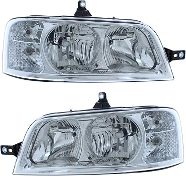 Headlights For Fiat Ducato Mk3 Van & Chassis Cab 2002-2007 - UK Pair