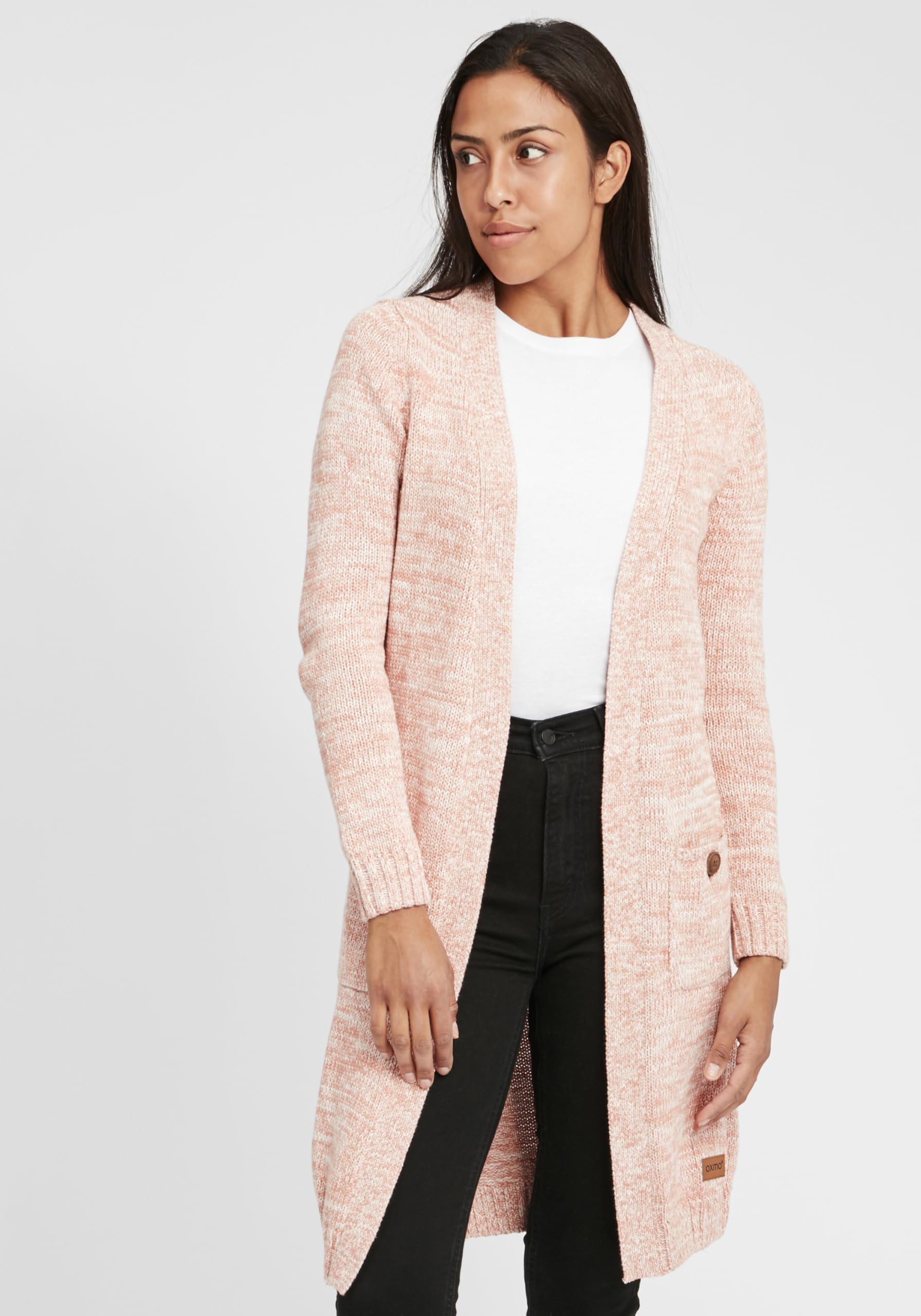 OXMO OXPhiletta Damen Strickjacke Grobstrick Cardigan