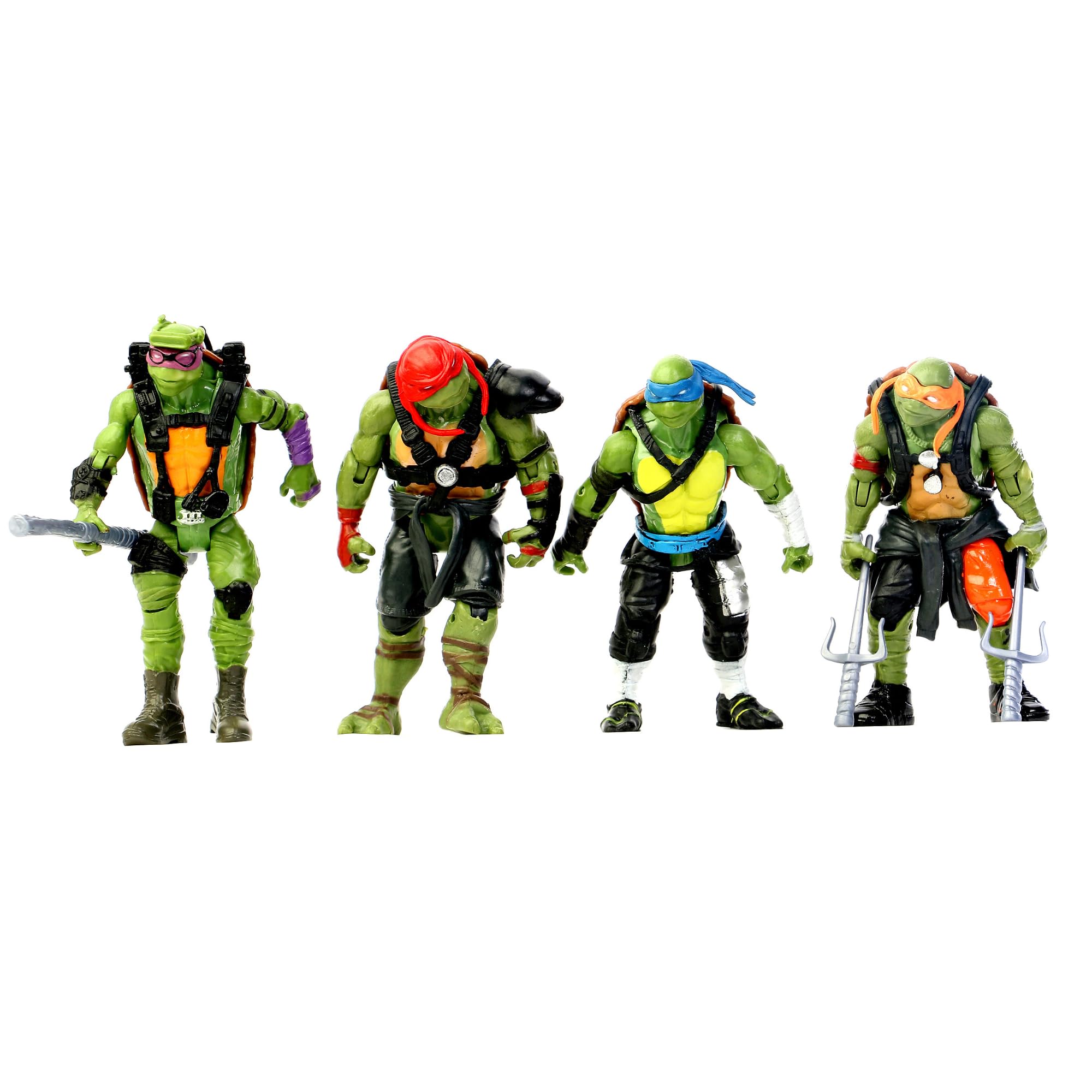 Magic TOYLAND Ninja Turtle Cute Action Figure Set of 4 Pcs – Fun Mini Ninja Turtle Warriors for Kids – Ideal for Playtime, Collectibles, Birthday Gifts & Party Favors