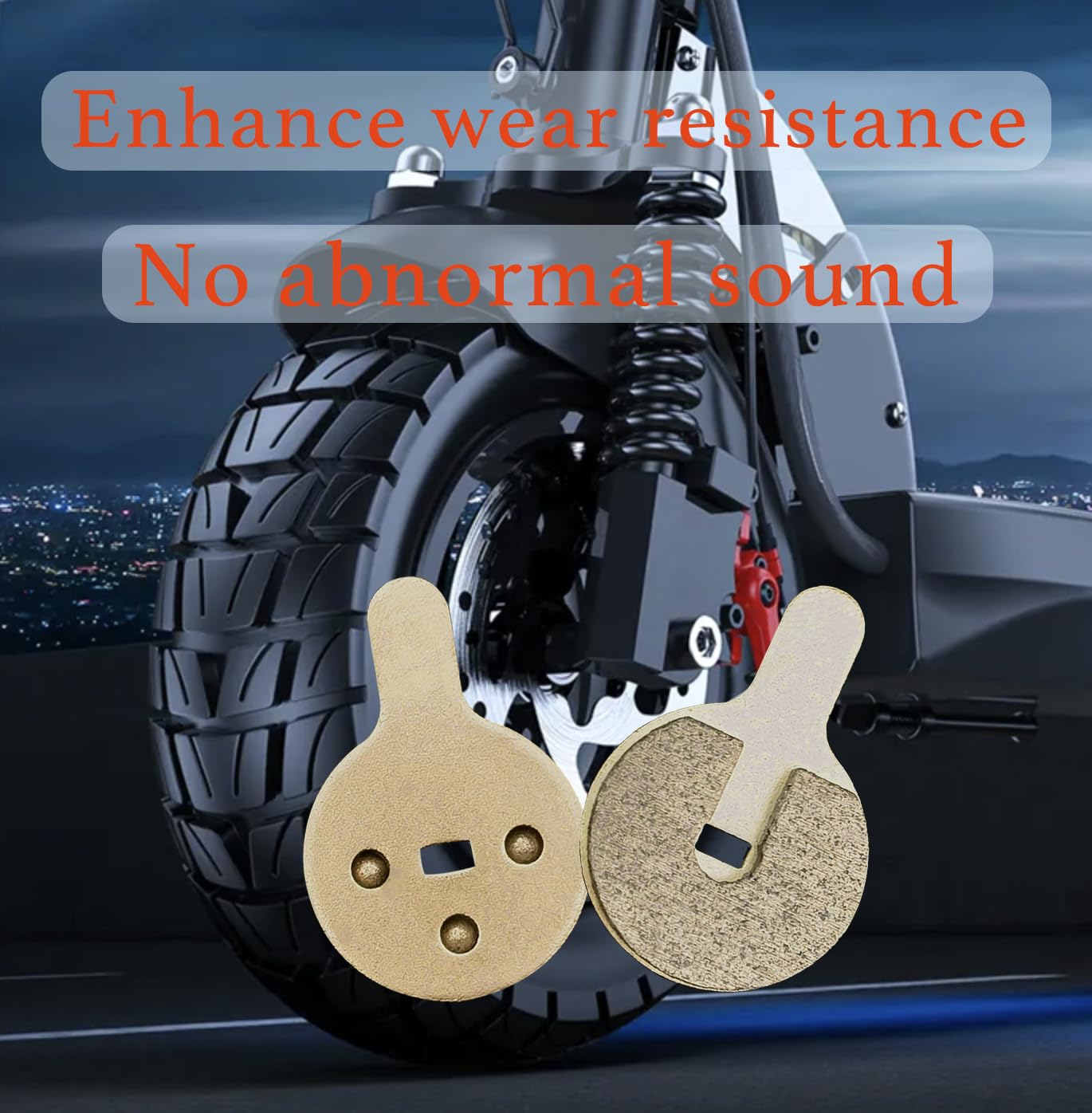 LANXUANR Bicycle electric scooter disc brake pads, for BB8, Novela, Yinxing, Bolids, Forevir, etc, LE21-E, LE21-E - Image 3