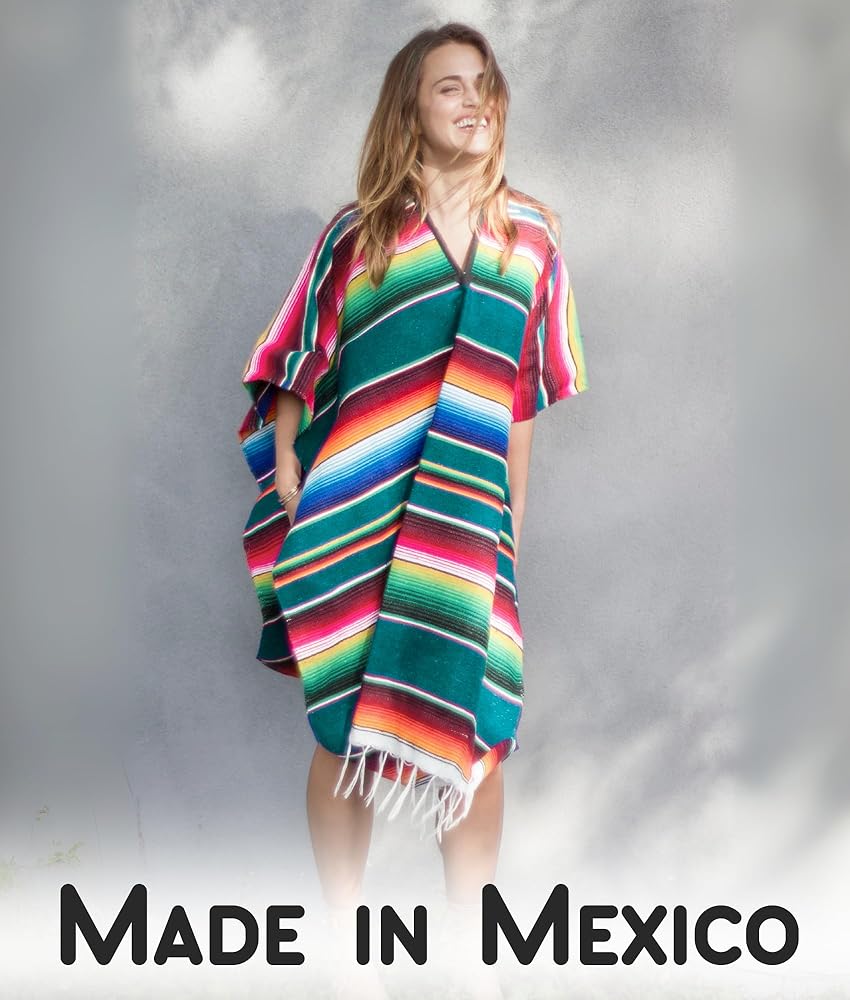 トップス Mexipa voilesucker maxican maxi poncho トップス Mexipa voilesucker maxican maxi poncho Artisans