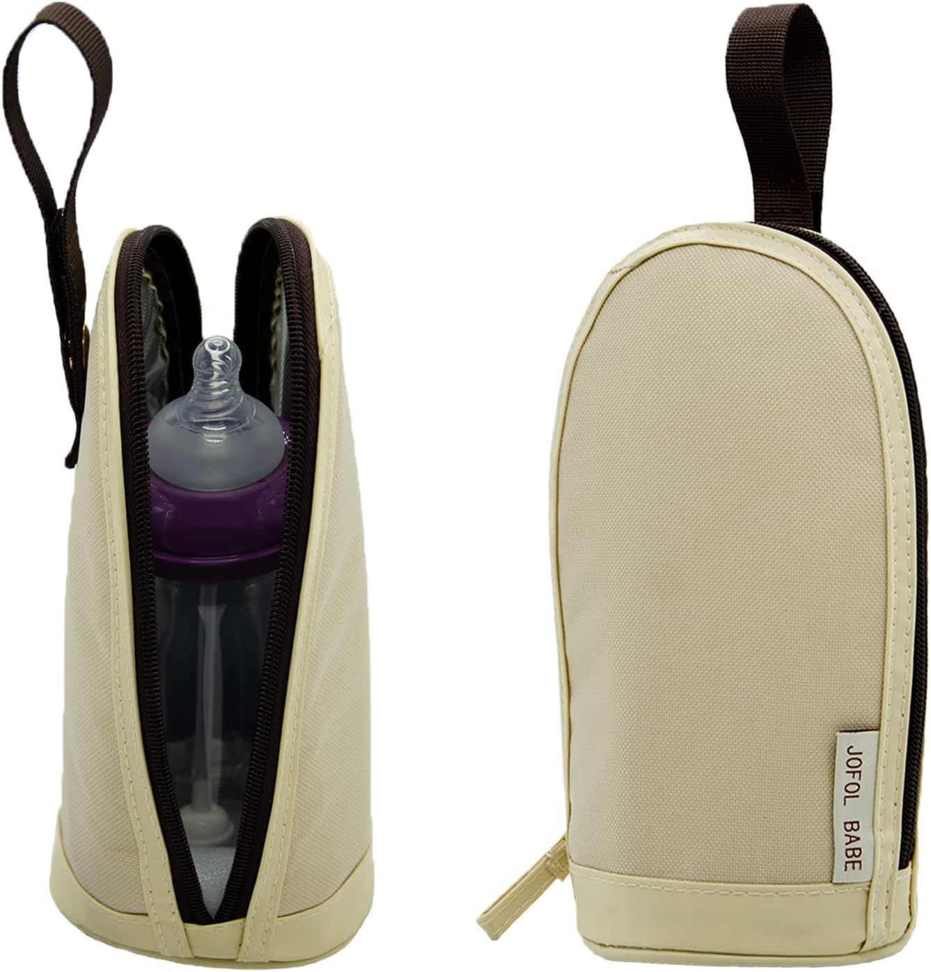 JOFOL BABE Bottle Bag Breastmilk Cooler Bag,Bottle Bag Insulated Bottle Bag