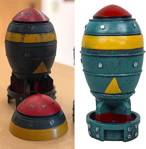 Fallout Mini Nuke Statue Resin Nuclear Bomb Box Figure Merch Decor