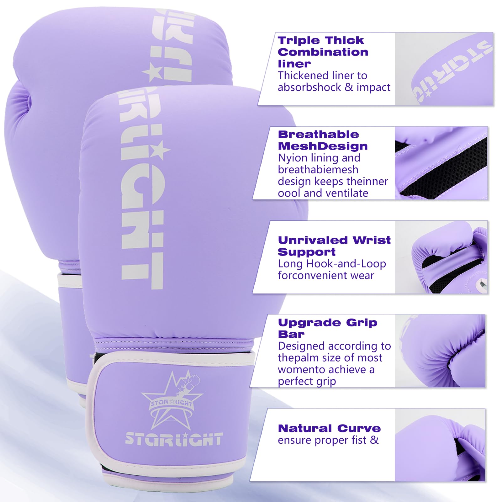 Guantoni da boxe da donna, per MMA, kickboxing, boxe, guantoni da boxe, guantoni da allenamento per boxe, kickboxing, muay thai, MMA
