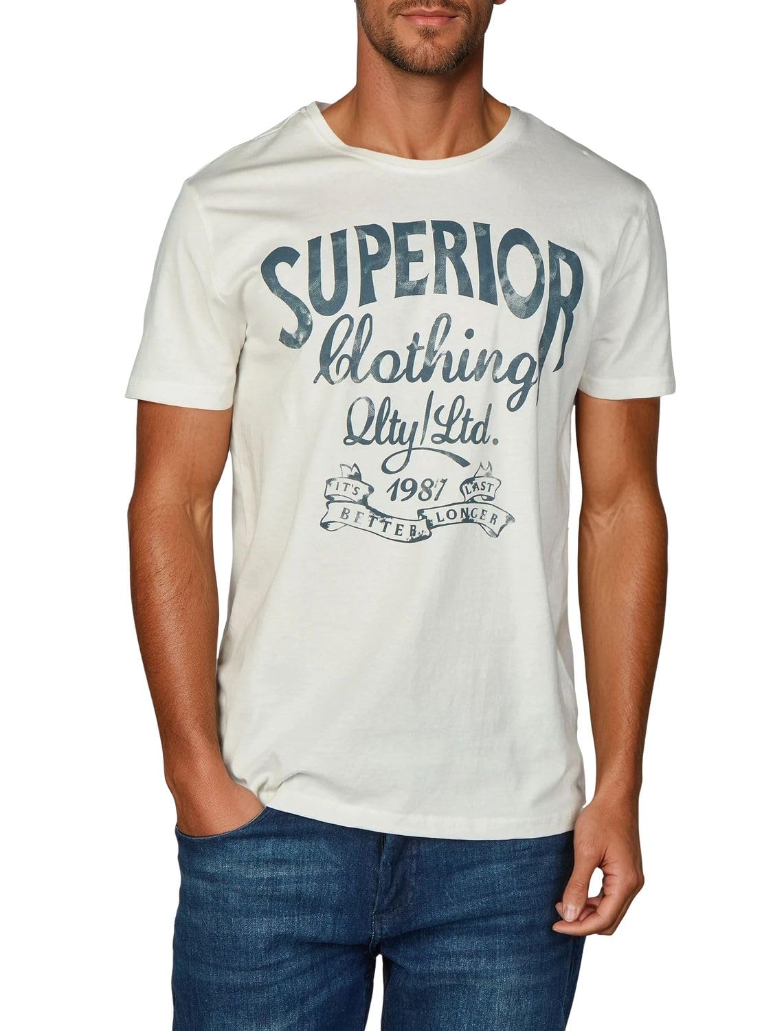 riverso - Maglietta da Uomo a Girocollo RIVLeon, Confezione da 4 Pezzi, Collo Tondo, a Maniche Corte, 100% Cotone, S M L XL 2XL 3XL 4XL 5XL