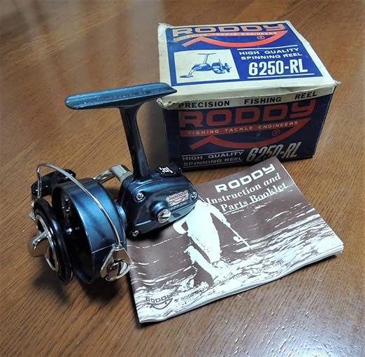 Amazon 超 当時物 Roddy 6250 Rl ロディ オールド スピニング リール 6250 Rl ビンテージ 昭和 レトロ コレクション おもちゃ おもちゃ