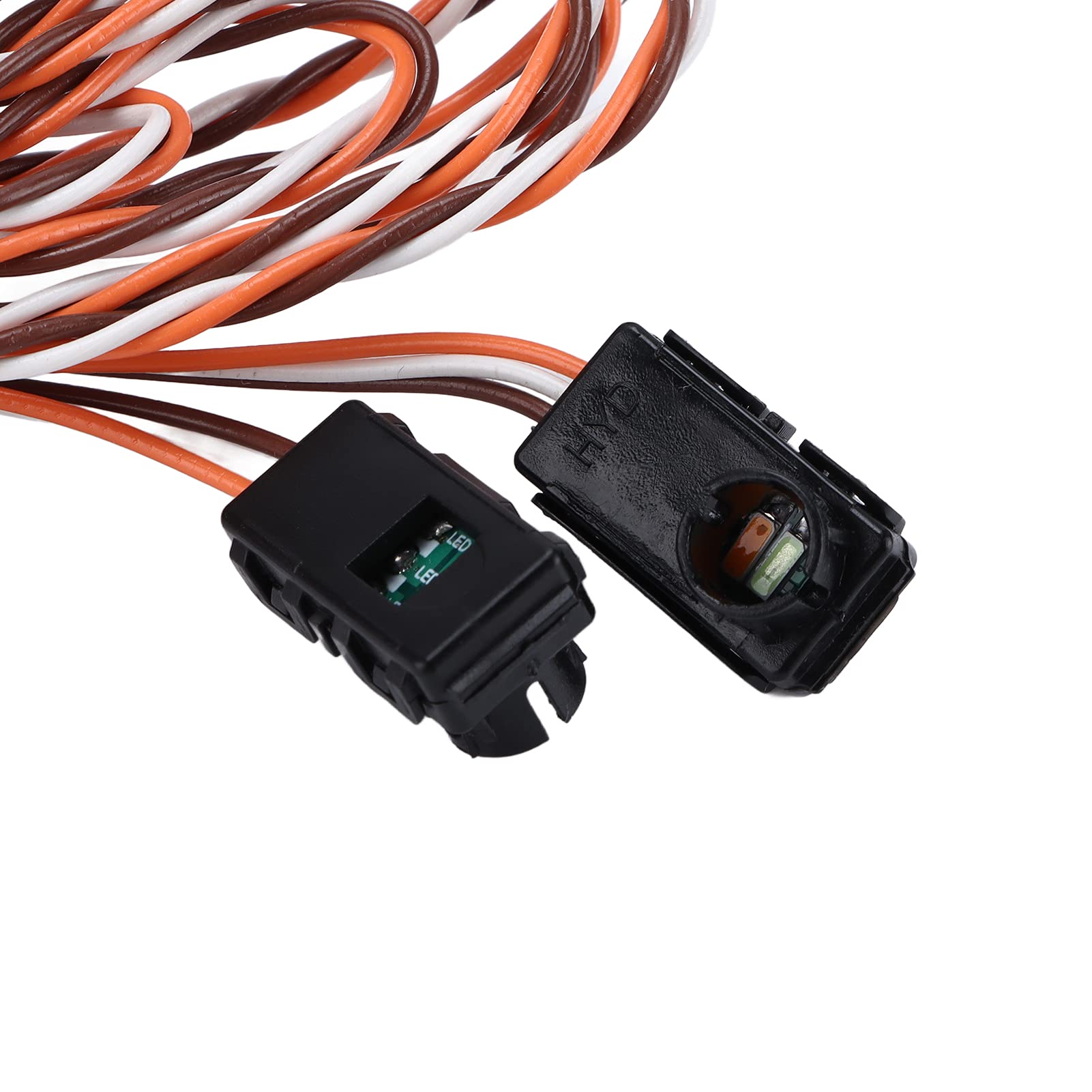 Acouto Zestaw 3-kolorowego Tylnego Oświetlenia Otoczenia LED Nawiewu dla Klasy C W205 C205 A205 i Klasy GLC X253 2015-2018 VentTurbine VentLED VentTurbo Ambient LightRear OutletZamiennik Turbo Vent