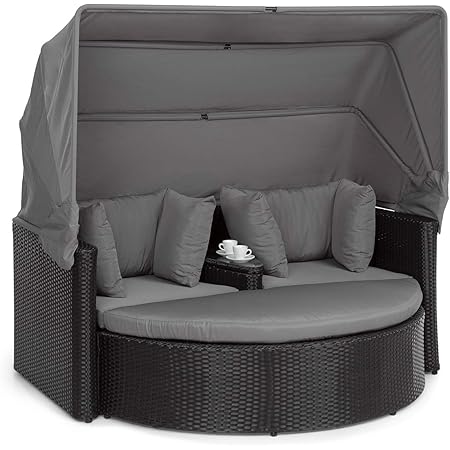 Invicta Interior Wandelbare Sonneninsel Playa Living M 165cm grau inkl