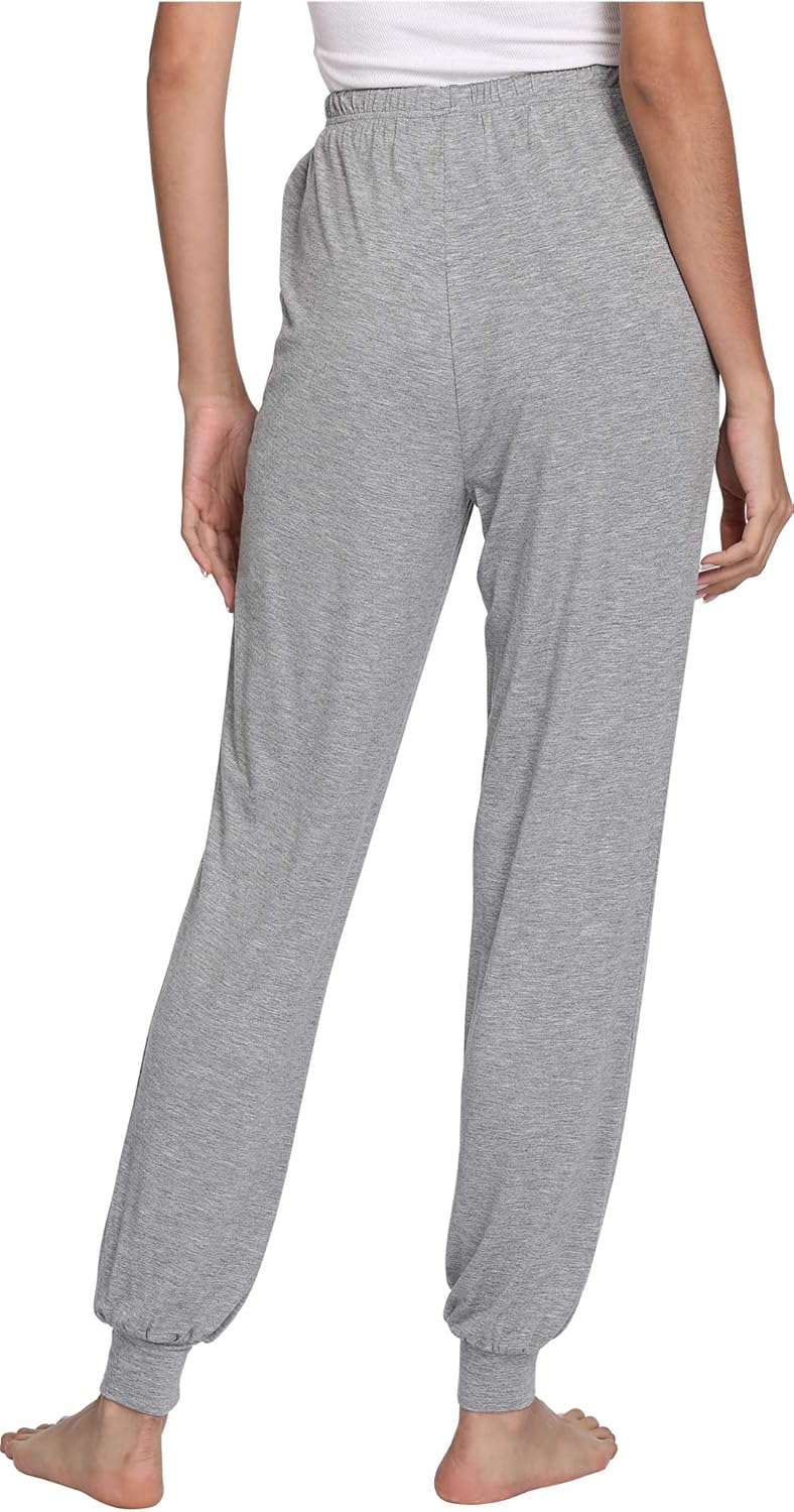 GYS Women's Pajama Pants - Viscose Made from Bamboo, Joggers Pants with Pockets Comfy Lounge Sleep Pants Pj Bottoms - Image 4