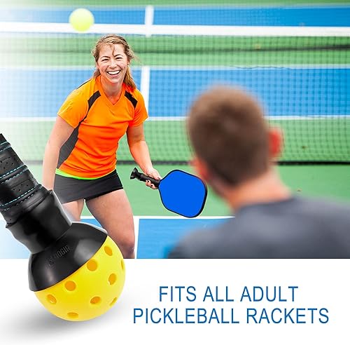 Miniatura 3 de QOGIR Recogedor de bolas de pickleball fácil de recoger sin agacharte, se adapta a cualquier pala