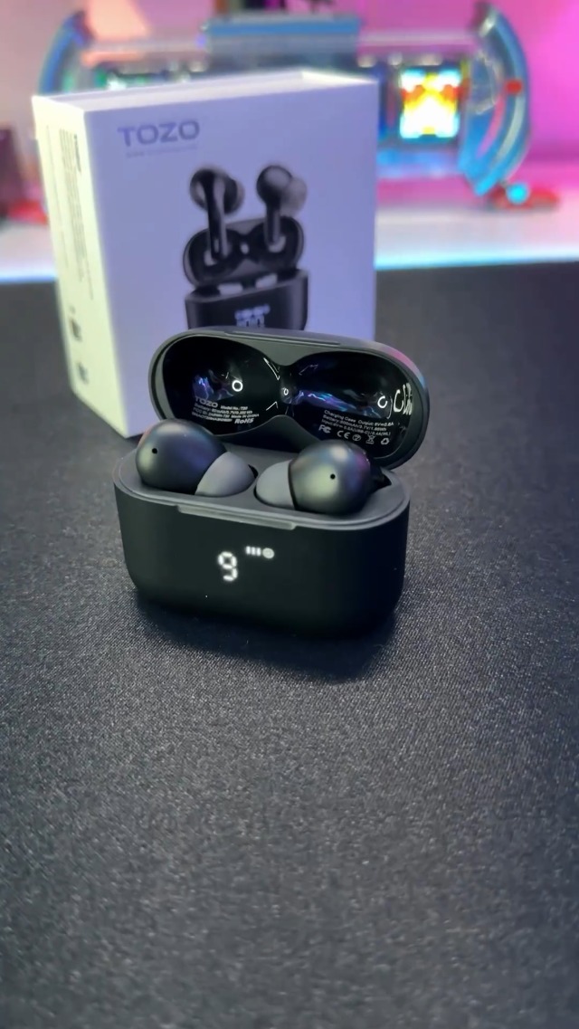 TOZO NC9 Cuffie Bluetooth 5.3 con ANC Ibrido, 6 Mics ENC, Suono OrigX 2.0, 60 Ore di Autonomia, Modalità Trasparente, IPX8, Ricarica USB-C, Comode e Facili da Usare per Lavoro, Gioco e Commuting Blu TOZO NC9 Cuffie Bluetooth 5.3 con ANC Ibrido, 6 Mics ENC, Suono OrigX 2.0, 60 Ore di Autonomia, Modalità Trasparente, IPX8, Ricarica USB-C, Comode e Facili da Usare per Lavoro, Gioco e Commuting Blu
