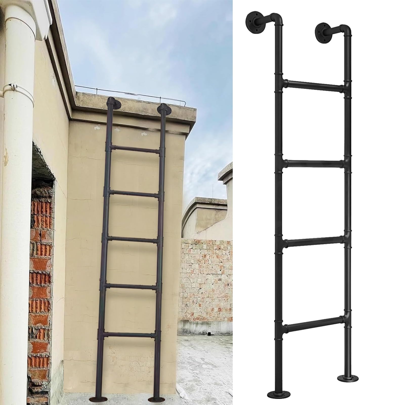 Iron Window Well Ladder