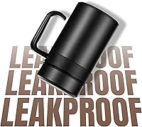 Vista 4 de Botella de agua aislada de 17 onzas, taza de café de viaje de acero inoxidable, tazas de viaje aisladas para calientes y fríos, vaso de café aislado