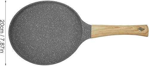Miniatura 6 de Raguso Sartén, sartén para panqueques con parte inferior plana para comida (7.9 pulgadas)