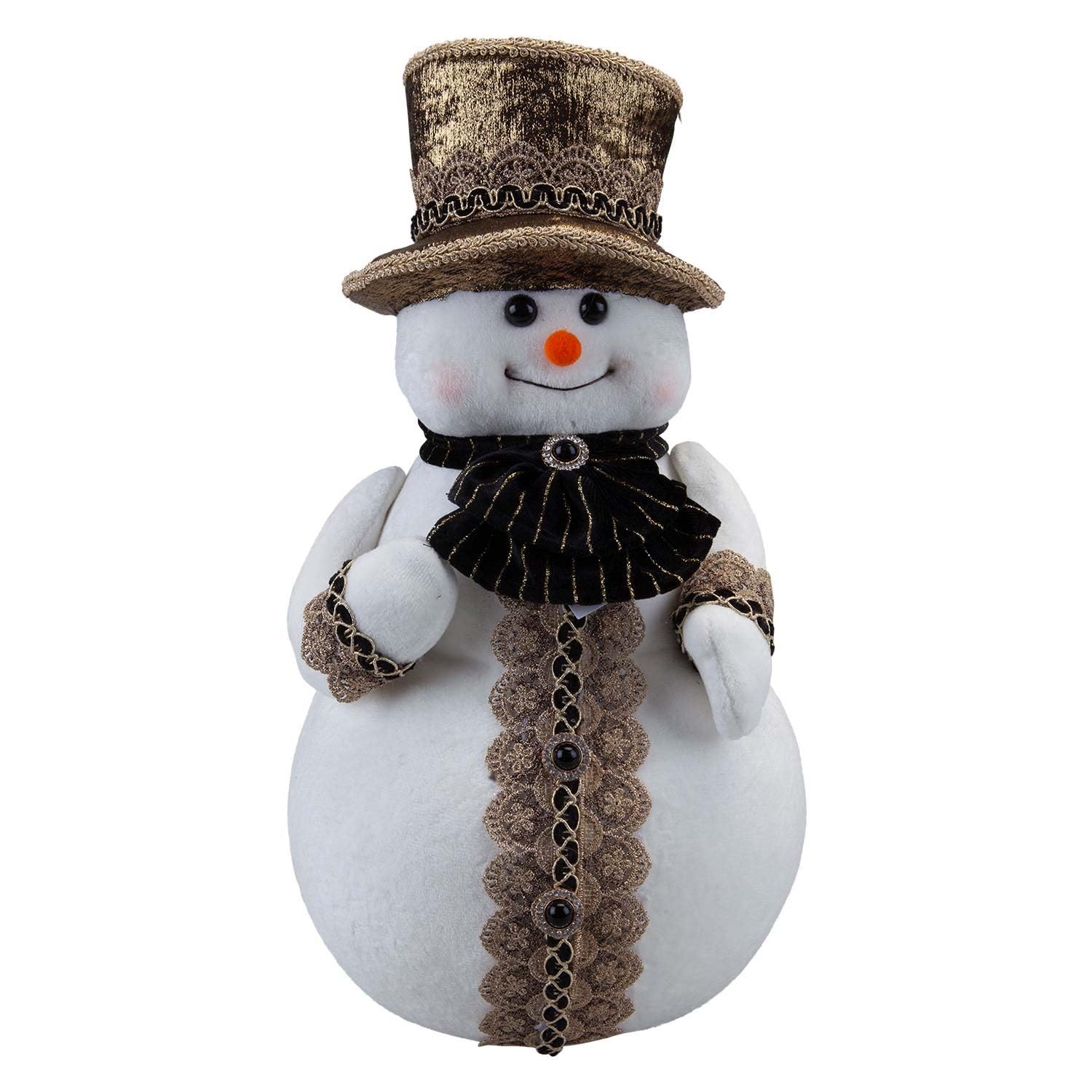 VFM e-Store - Christmas Snowman Decoration Festive Indoor Xmas Ornaments - 39cm X 20cm White X 1