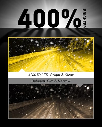 Miniatura 10 de AUXITO Bombillas LED antiniebla H3 de 3000 K, color amarillo, súper penetración, tamaño mini 11, Plug n Play, H3ll LED para lámpara antiniebla, DRL,