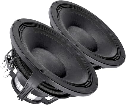 Pair Faital PRO 10FH500 8 Ohm Neo 10" Woofer Mid.bass Speaker 1,000W 96dB 3" VC