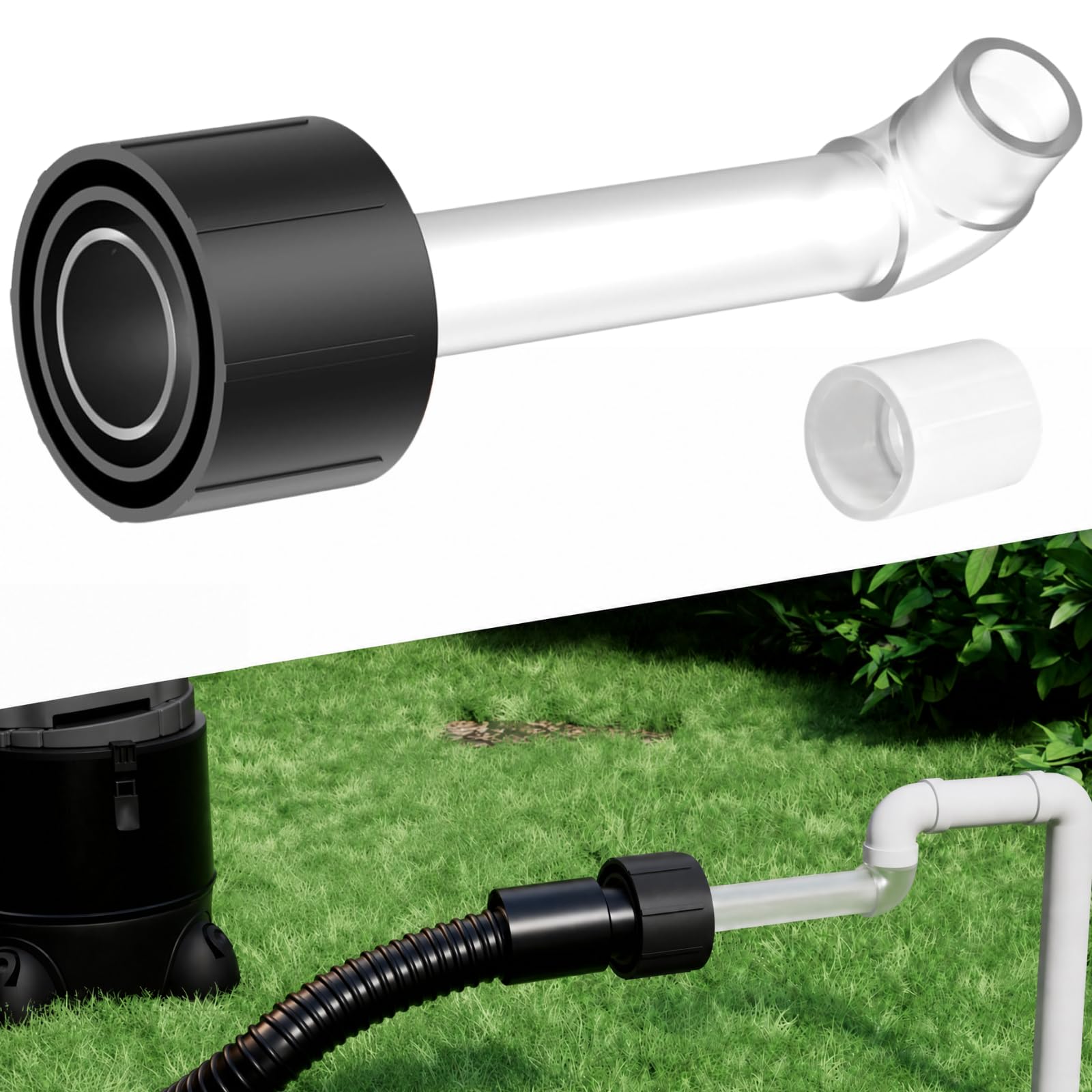 AC Drain Line Unclogger, HVAC to PVC AC Drain Line Cleaner Tool