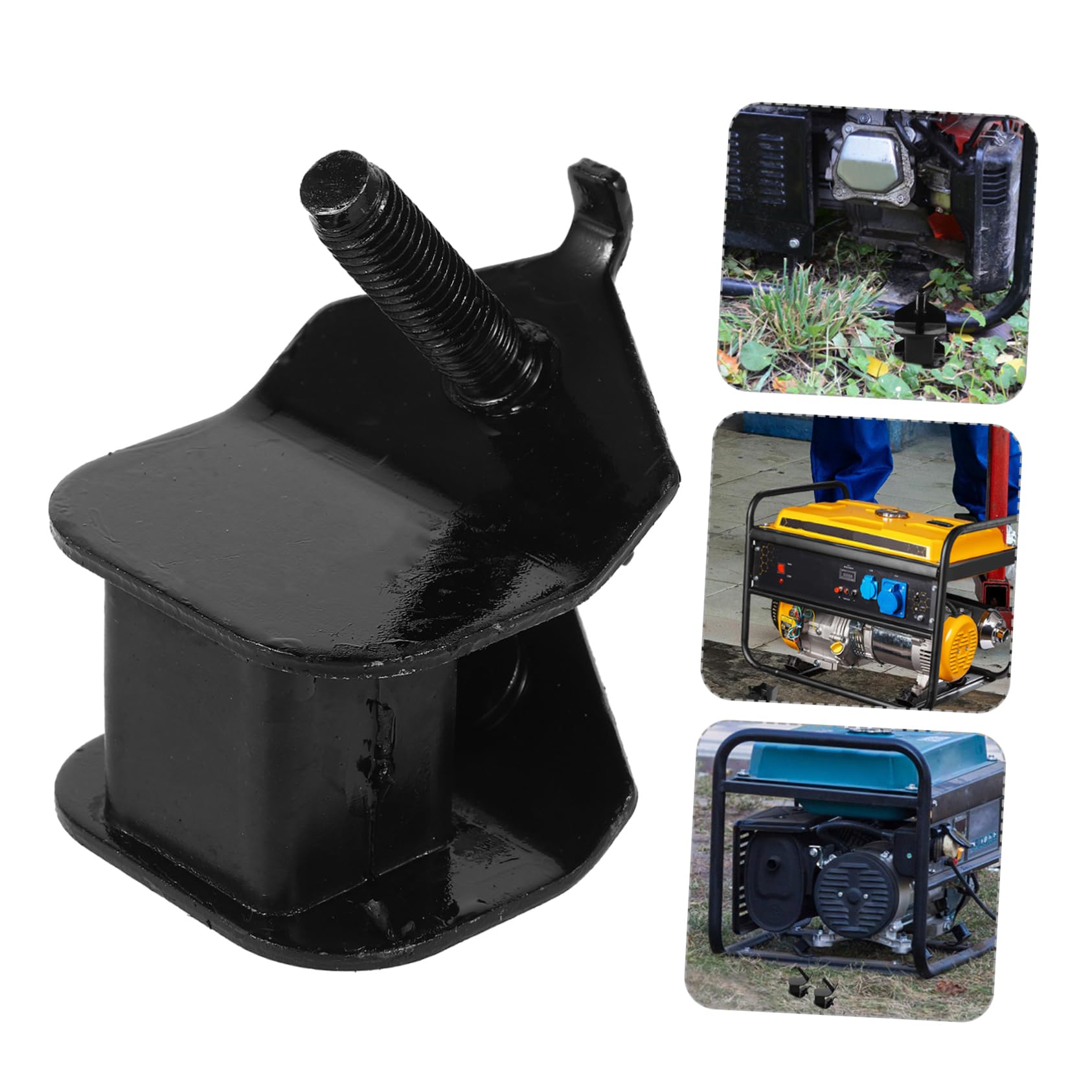 Supporti Antivibranti in Gomma per Motori 188f 190f 4 Pezzi Assorbimento Urti e Riduzione Rumore per Generatori Diesel 2kw-3kw