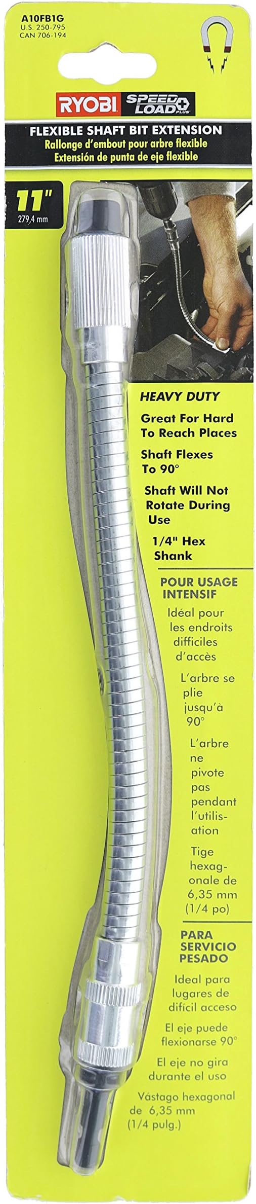 RYOBI 11 in. Flexible Shaft BIT Holder A10FB1G