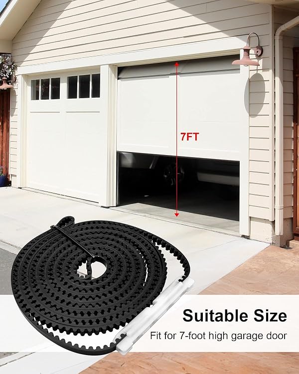 37561R.S Belt for Genie 7-Ft Garage Door Opener Fit for SilentMax IntelliG 1000 1200, Compatible with Genie Garage Door Opener w/Belt Rail 3020 3042 3024 3120 4042 4024, Length 223" by AUGREX - Image 5