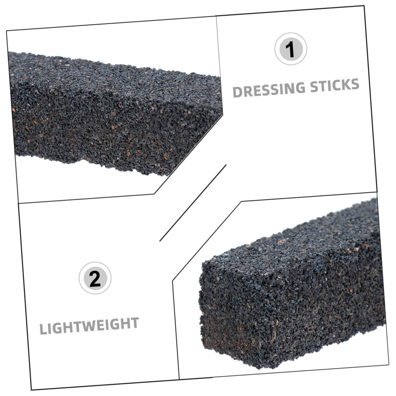 3pcs Grinding Wheel Dresser Tool Carborundum Dressing Stick for Grinding Wheel Essential Grinder Accessories for DIY and Professional Use