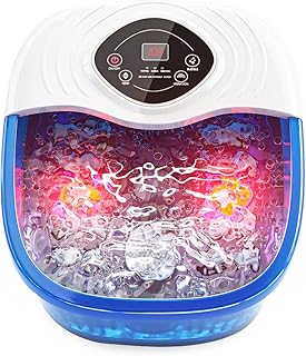 Sponsored Ad - Foot Bath Spa with Heat and Massage,Bubble Bath Foot Soaker,Foot Massager Machine with 8 Groups of Roller R...