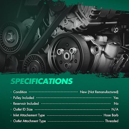 Miniatura 459 de SCITOO Bomba de dirección asistida compatible para 2005 para Saab 9-2X 2.0L, 2006 para Saab 9-2X 2.5L, 2004-2005 para Subaru Impreza 2.0L, 21-5396