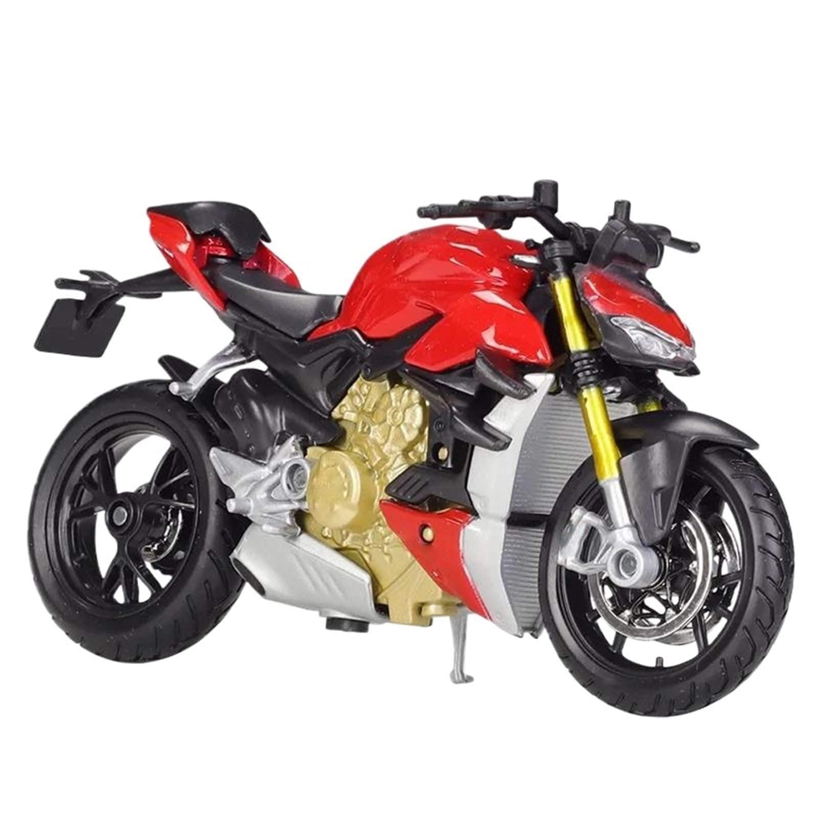 Modèle réduit moto Ducati Super Naked V4 S en alliage injecté haute finition