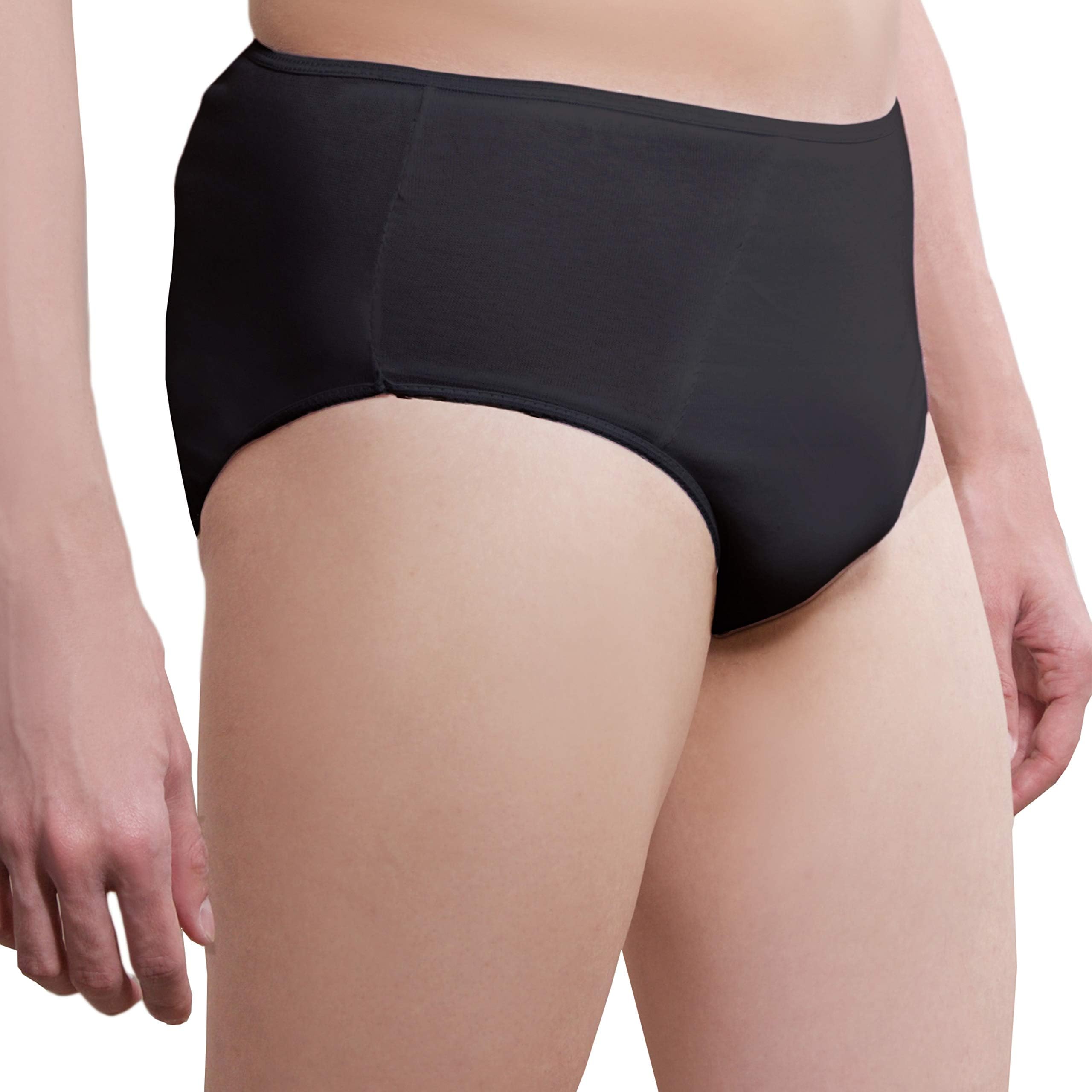 One-Wear Herren Einmal Slip aus Baumwolle (5er Pack) - Super Premium Qualität Ultra-Leicht Einweg-Unterwäsche für Krankenhaus Reise Spa Kur Segeln Massage