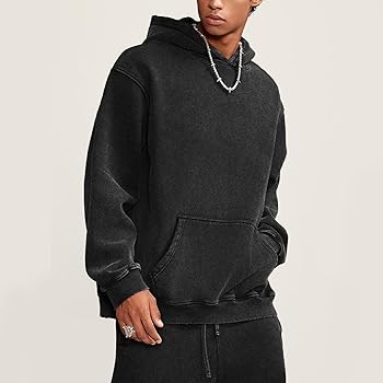 POHADON Mens Y2k Trendy Hoodies Oversized Heavyweight Cotton