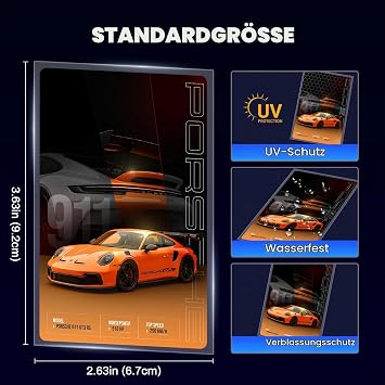 Soft Penny Sleeves Pack of 500 Standard Card Sleeves Suitable for MTG Cards Trading Cards Sports Cards Card Sleeves 66 x 91 mm