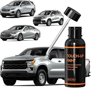 WA636R/GAN/Silver Ice Touch Up Paint for Chevy, DIY Car Paint Scratch Repair Kit, Quick & Easy Fix Automotive Scratch Repair Compatible with Chevrolet/Equinox/Trax/Tahoe/Traverse/Camaro