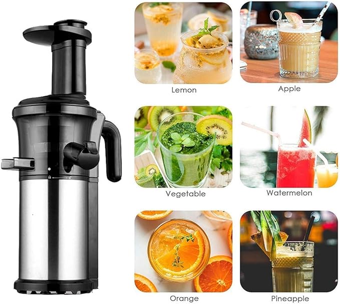 Extractor de Jugos Prensado en Frío 200W Motor Silencioso Compacto y Fácil de Limpiar miniatura 7