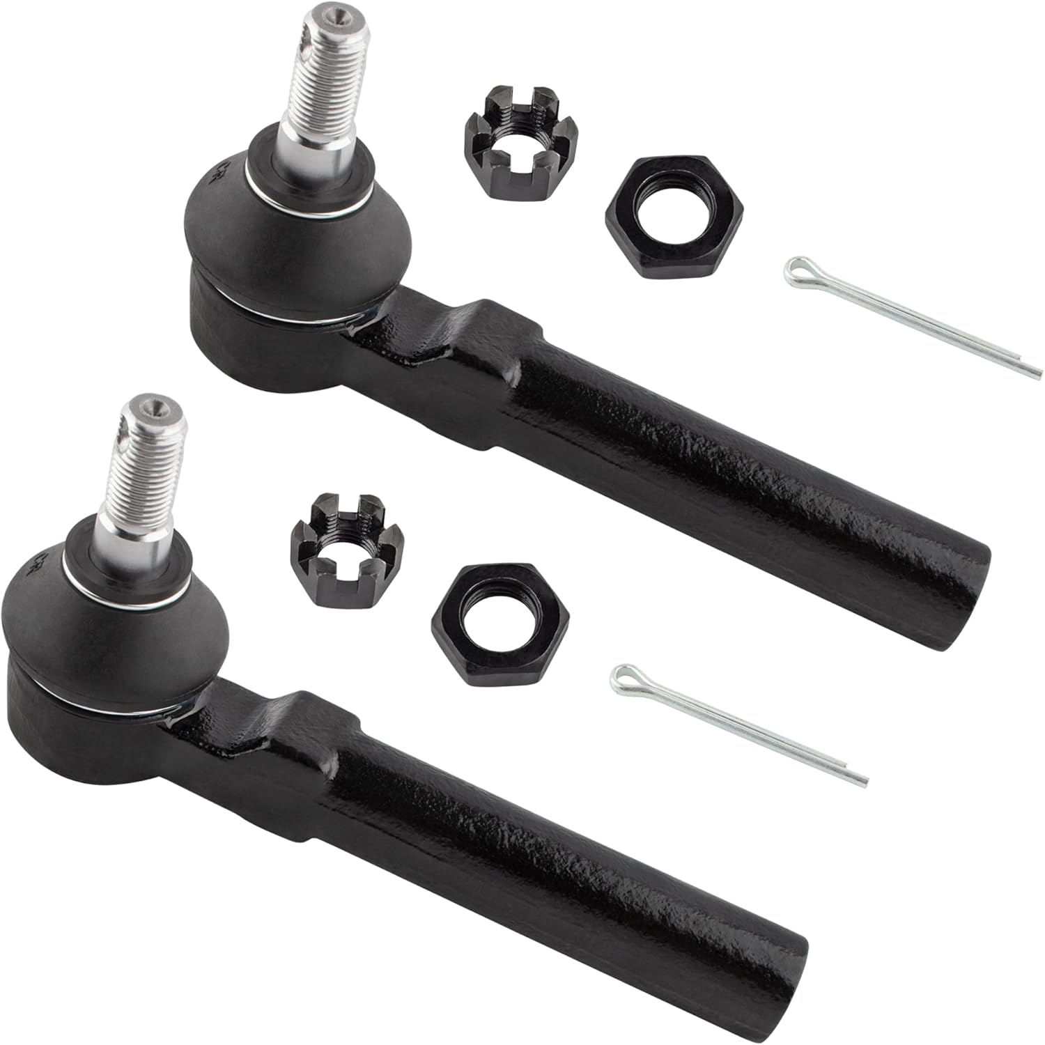 BOXI 2pcsFront Outer Tie Rod Ends for Subaru B9 Tribeca 06-07/Baja 03-06/Forester 98-16/Impreza 97-16/Impreza 93-96 AWD/Legacy 93-14/Outback 00-14/Tribeca 08-14/WRX 2015 2.0L/XV Crosstrek 13-15|ES3692