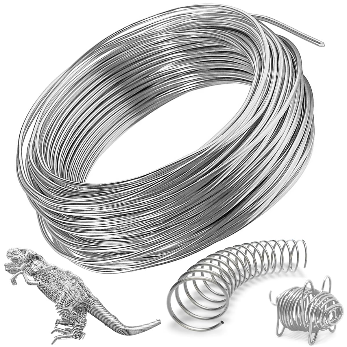 Filo Alluminio 2mm X 30m - Morbido E Resistente Per Fai Da Te, Bigiotteria E Decorazioni - Foto 11