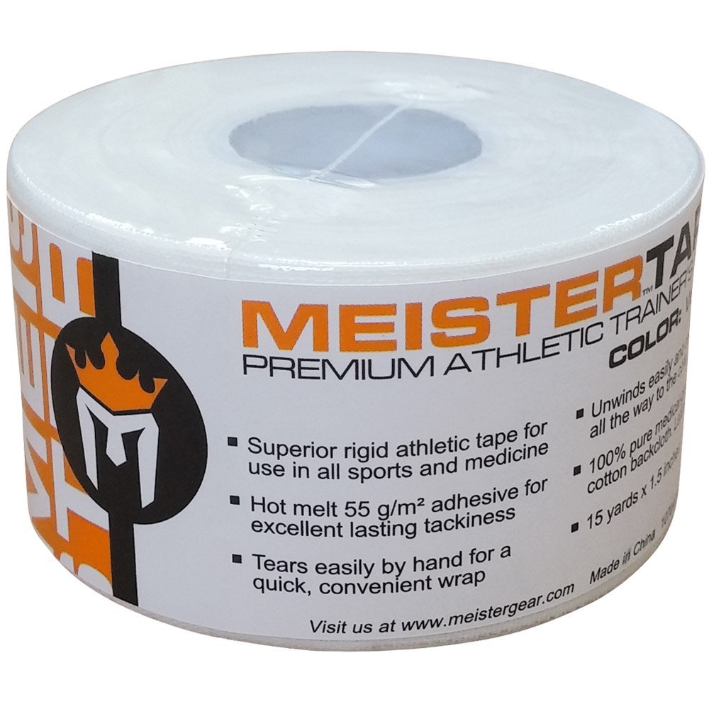 Meister Premium Athletic Zinc Oxide Trainer's Tape for Sports and Medical - 13.7m x 3.8cm - White - 6 Rolls - Image 3