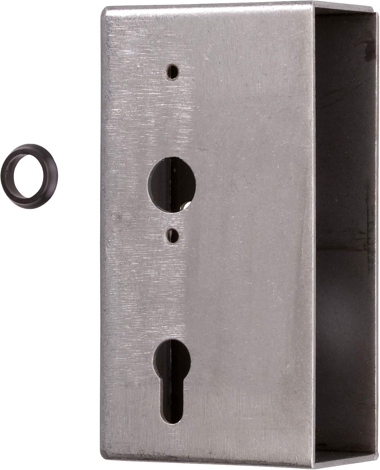 Cerradura Puerta Manilla Para Puerta Derecha AMIG ALFA Con Cerrojo - Acero Latonado, Para Puertas De 35-45 Mm, Incluye Llaves Manillas Para Puertas