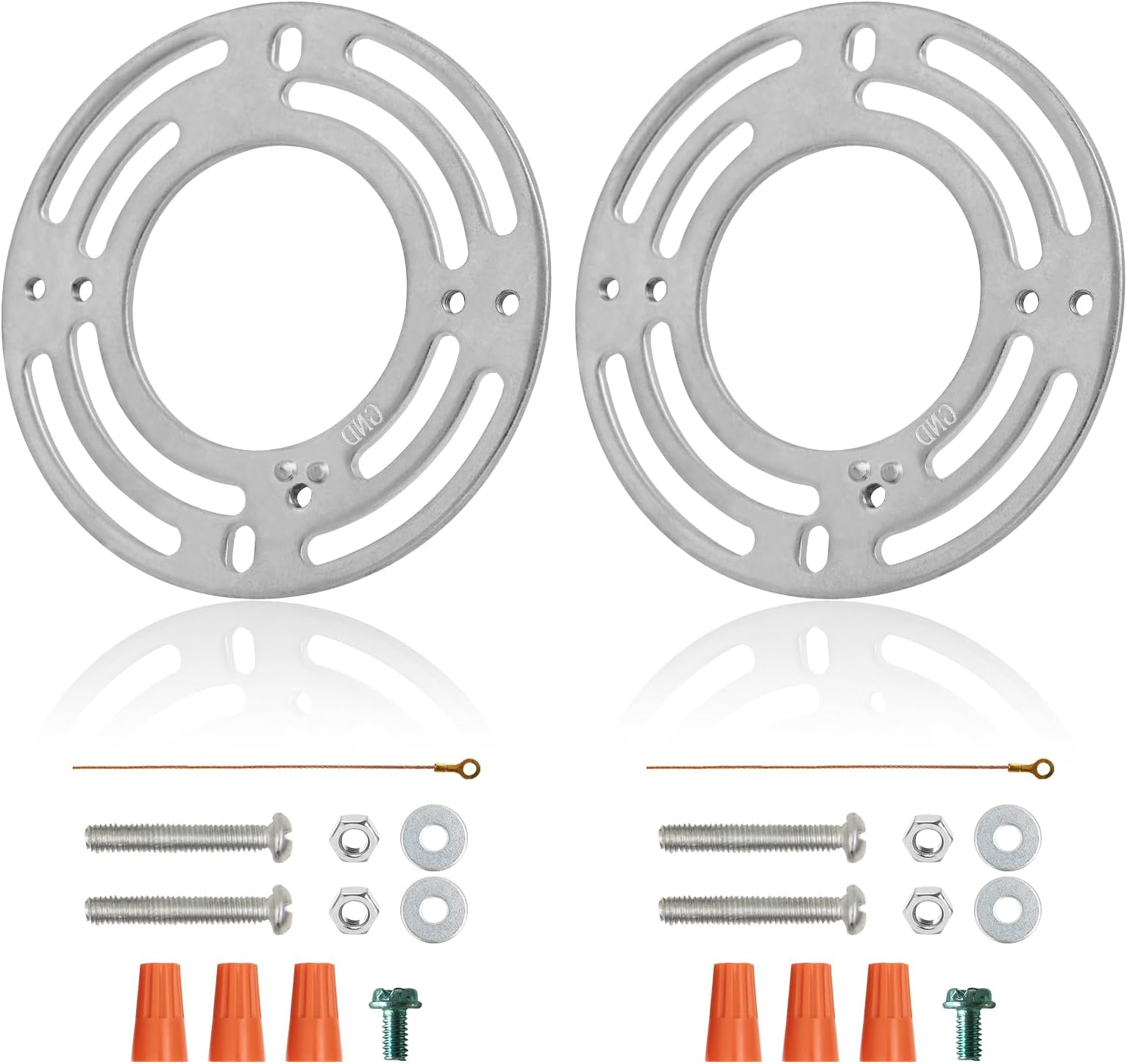 Qc 2 Pack Universal Light Fixture Mounting Bracket, 4 Inches Diameter ...