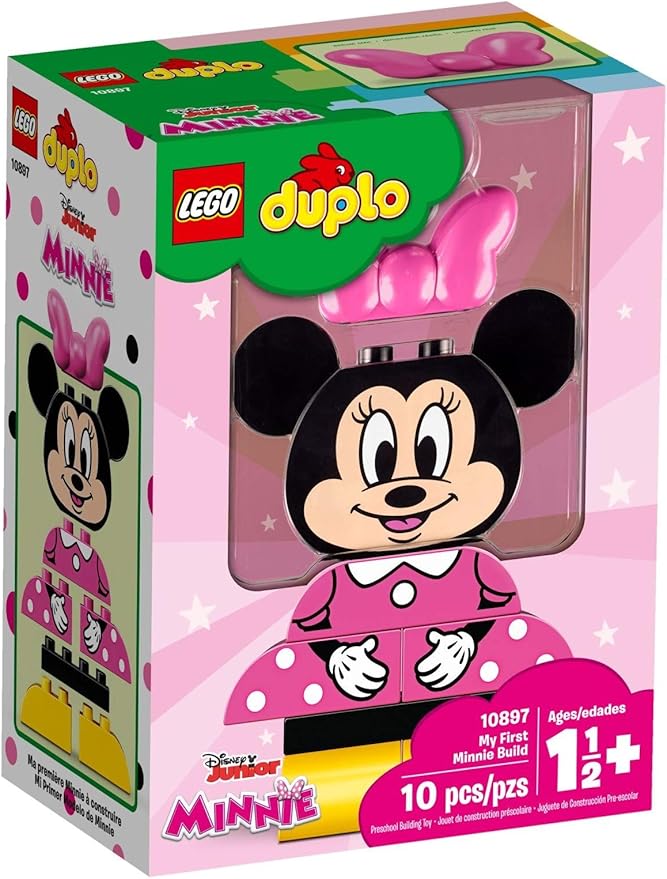 LEGO 10897 DUPLO Disney Junior My First Minnie Build, Minnie Mouse Toys