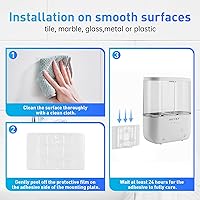 Vista 7 de Touchless Wall Mounted Dual Automatic Soap Dispenser – 2 x 17 fl oz. Chambers Rechargeable Liquid Soap Dispenser Prefect for Bathroom & Kitchen
