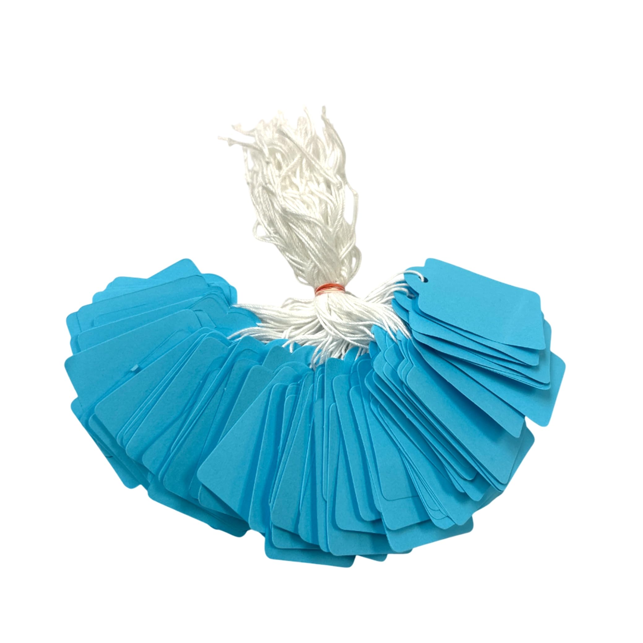 Pack of 600 Large Blue Strung Tags Price Tickets 36 x 53mm