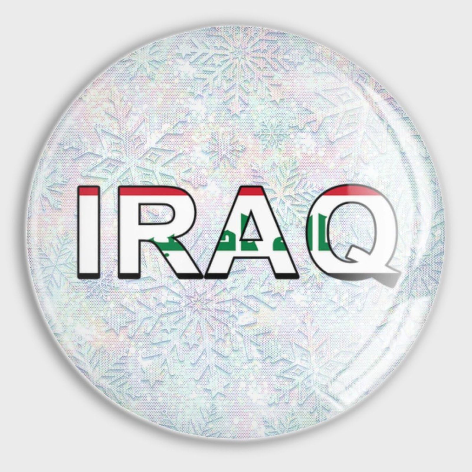 Aimants de réfrigérateur Irak en verre x4 puissants pour tableau blanc