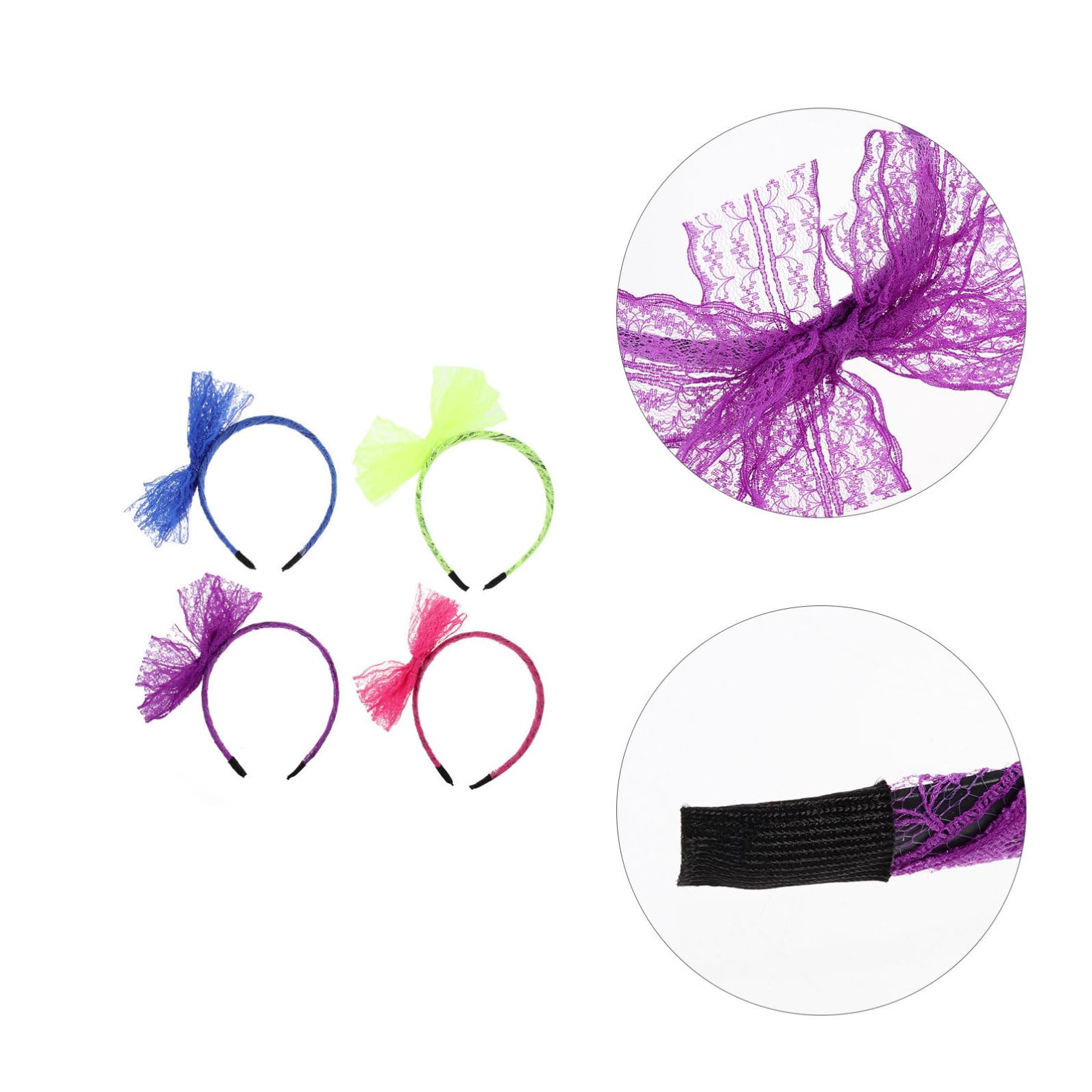 SEWACC 20 Piezas Diadema Femenina Lazo Grande de Tela para Mujer, Diseño Adorable y Ajuste Seguro Adecuado para Fiestas y Actuaciones