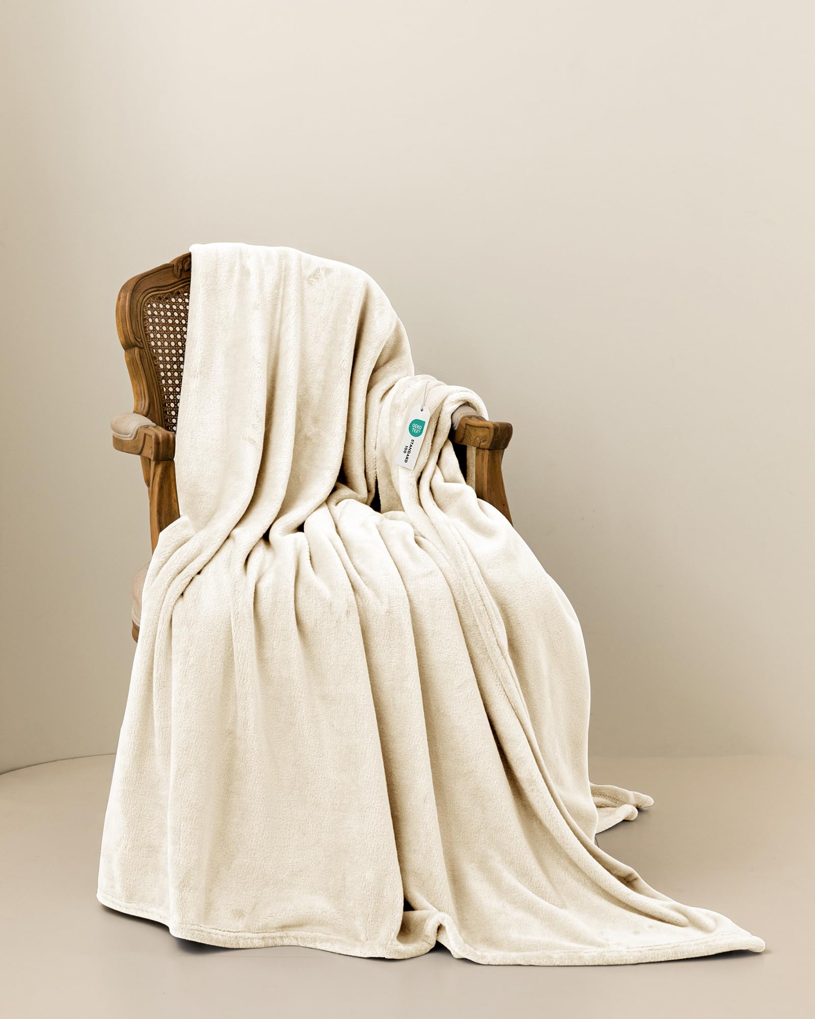 Good Nite Fleece Throw Blanket 150x200cm Soft Flannel Blanket for Sofa Bed — image 1