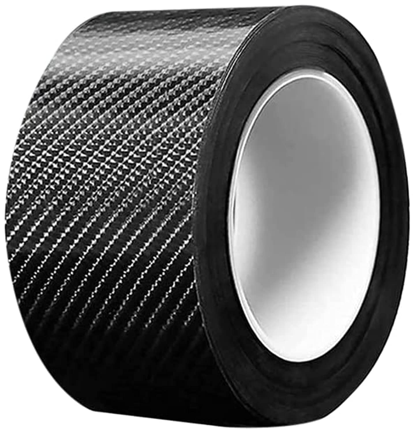 DELFINO Car Door Edge Guards, Scratch Cover Sill Protector Bumper Protector 5D Carbon Fiber Car Wrap Film Automotive Self-Adhesive Anti-Collision Film Fits for Most Cars (1.2In x 33Ft, Black)